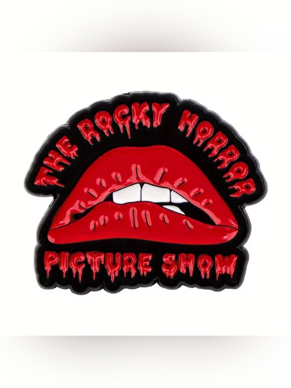 Rocky Horror Picture Show Red Lips Enamel Pin NEW